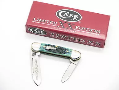 '01 LIMITED CASE XX 62132 BLUEGRASS BABY BUTTERBEAN FOLDING POCKET KNIFE