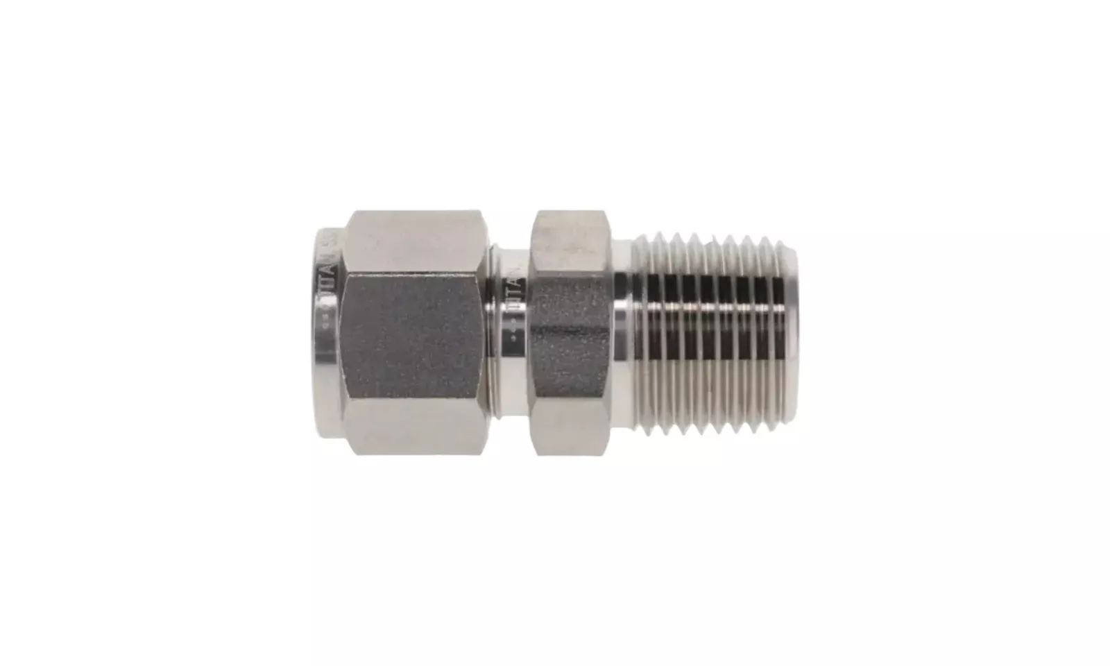1/2" OD x 1/4" MPT Straight SS Fitting