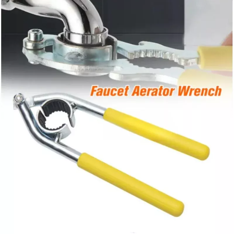1 Set Faucet Bubbler Removal Cleaning Tool Faucet Installing Tool Faucet Aerator Sink Basin Wrench
