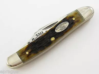 '11 CASE XX 63087 HOLLOW GROUND STOCKMAN FOLDING KNIFE 30th COLLECTOR CLUB