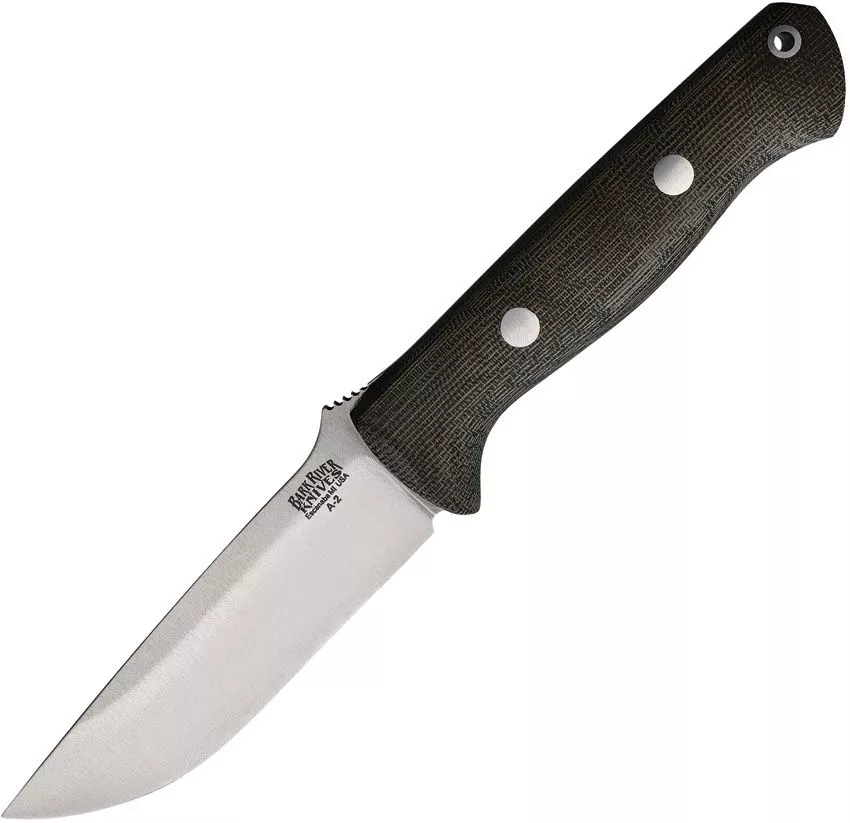 Bark River Knives Bravo 1 Fixed Blade - A2 Steel - Matte Green Micarta - BA111MGCM