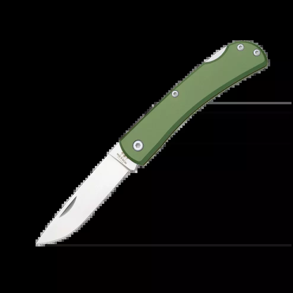 Bear & Son OD Green Small Locking Farmhand w/ Clip