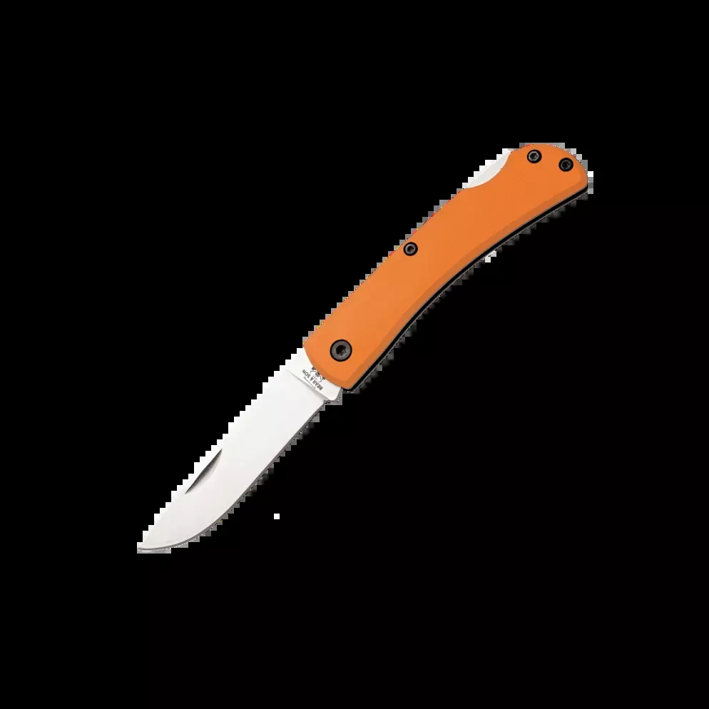 Bear & Son Orange Small Locking Farmhand w/ Clip