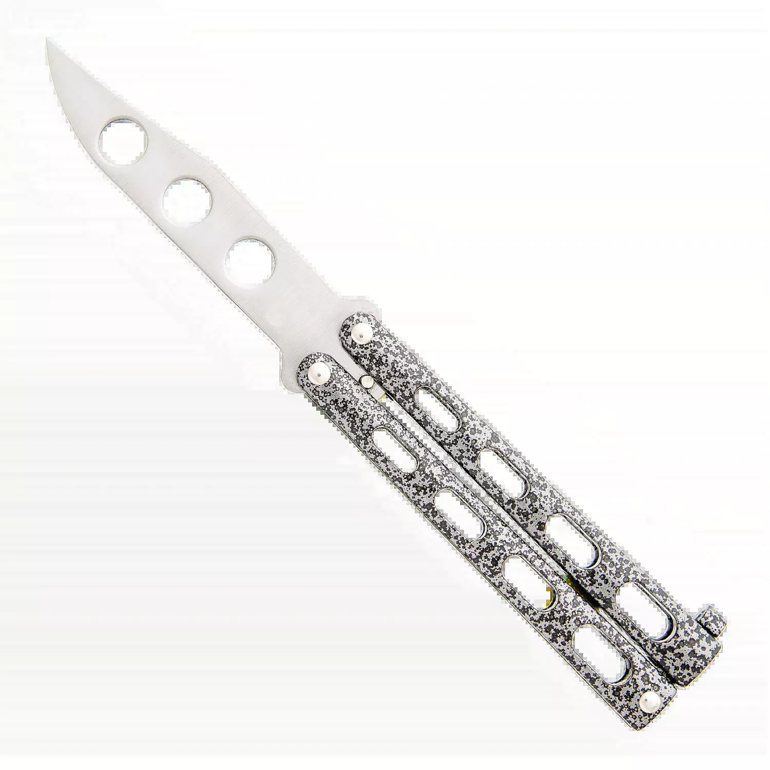 Bear & Son Silver Vein Trainer Butterfly Knife - 113TR