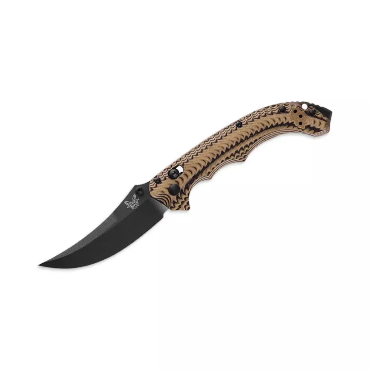 Benchmade 865BK-01 - Mini Bedlam Coyote Simitar