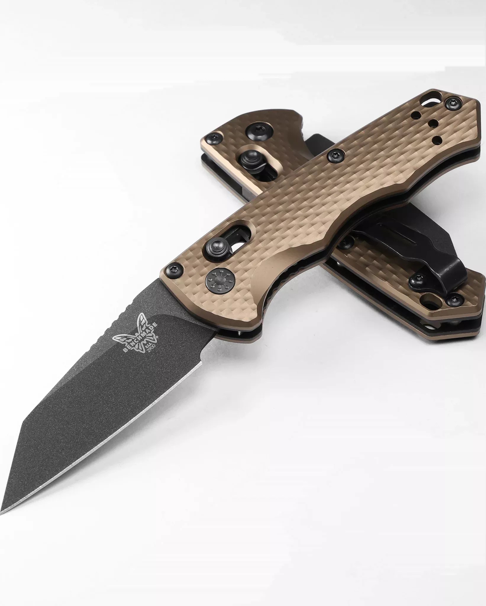 Benchmade Auto Immunity - CPM-M4 Blade - FDE Aluminum Handle - 2900BK-1 - CLOSEOUT