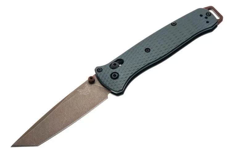 Benchmade Bailout - Taiga Green Aluminum - FDE Coated S90V Blade - 537FE-2601