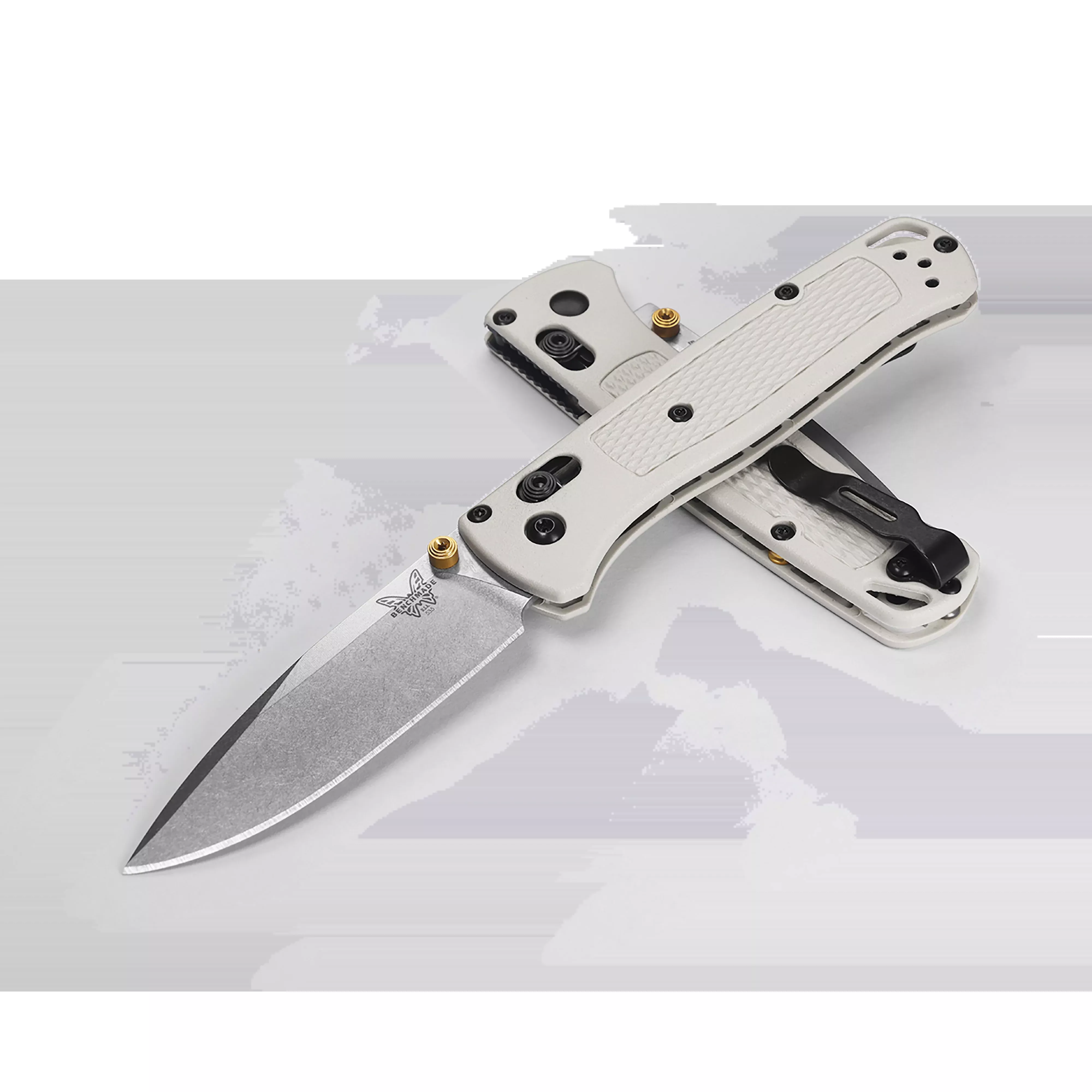 Benchmade Bugout - AXIS Lock - Tan Grivory Handle - 535-12