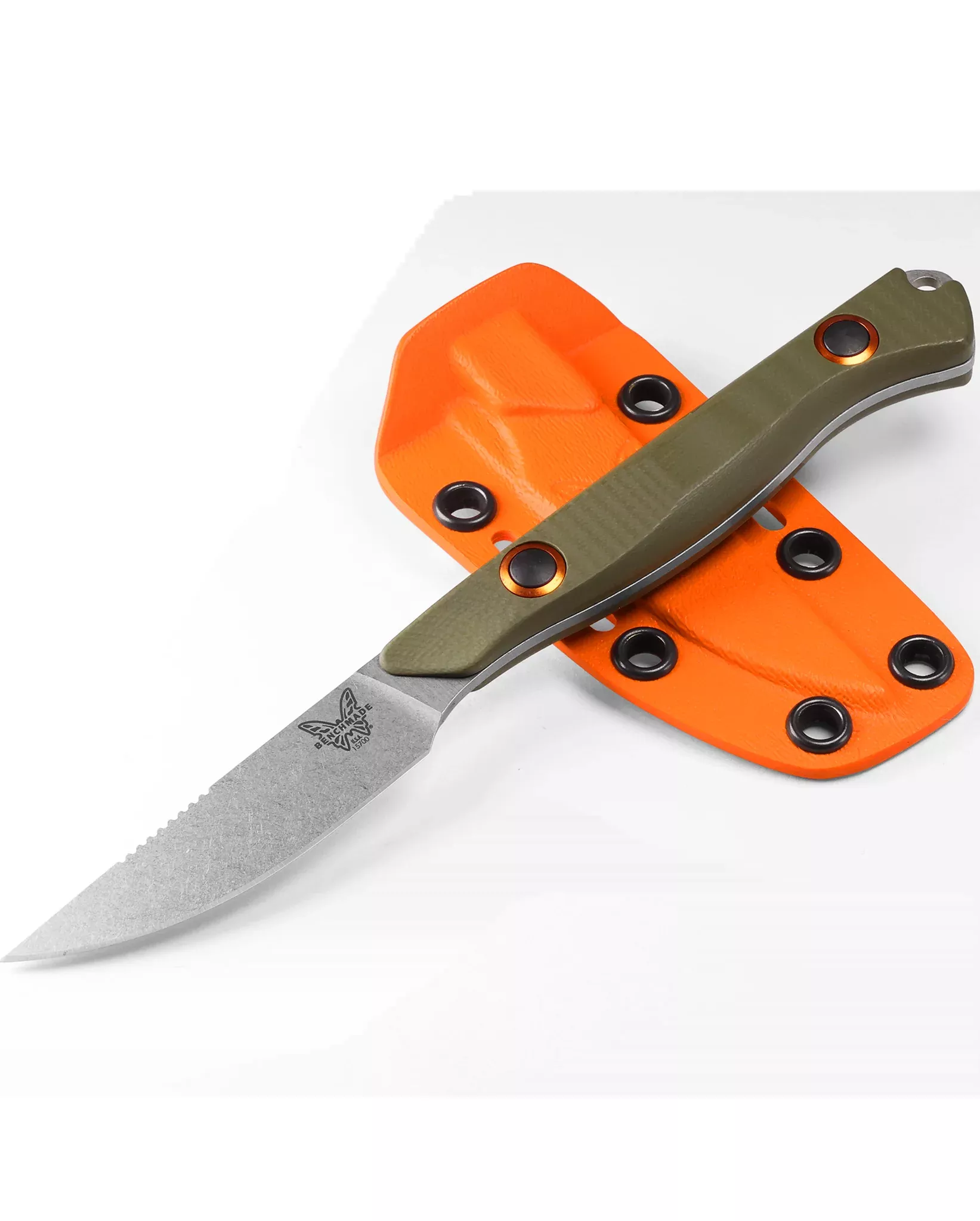 Benchmade Flyway - CPM-S90V - OD Green G10 Handle - Fixed Blade - 15700-01