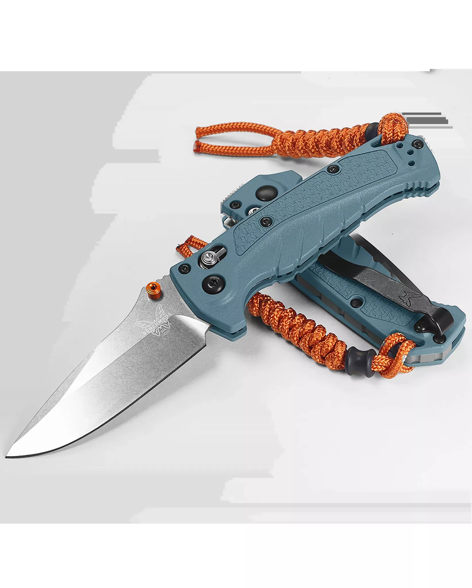 Benchmade Mini Adira - Depth Blue Grivory Handle - Axis Lock - CPM-Magnacut - 18065