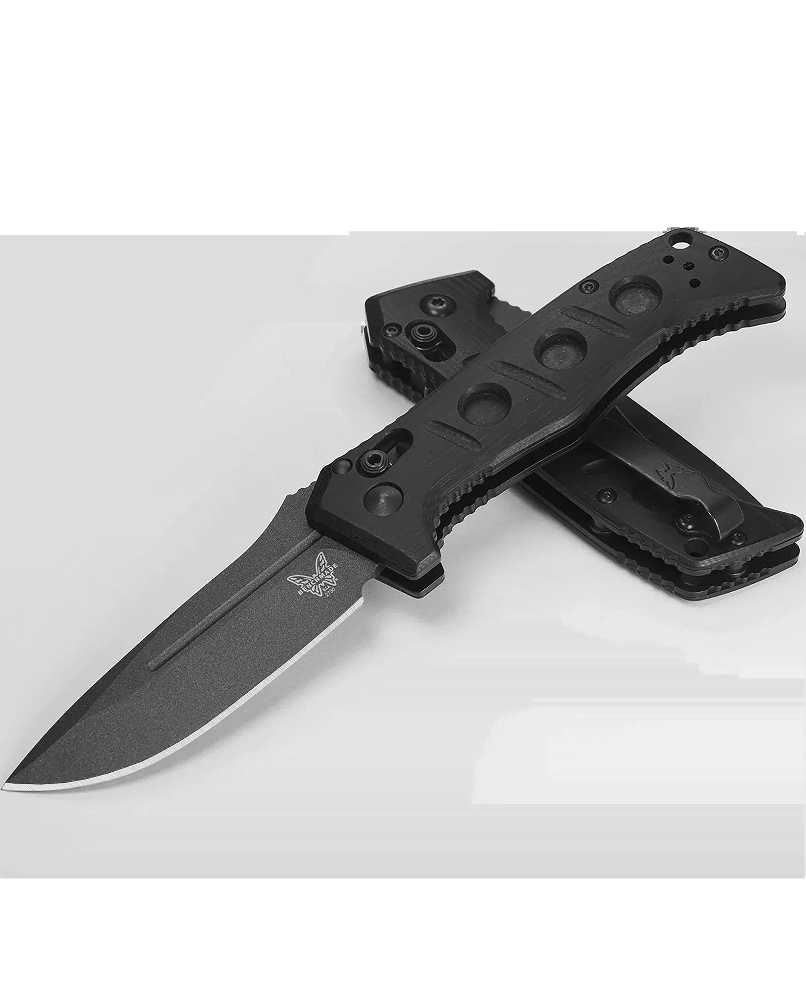 Benchmade Mini Auto Adamas - CPM-CruWear - Black G10 - 2730GY-01