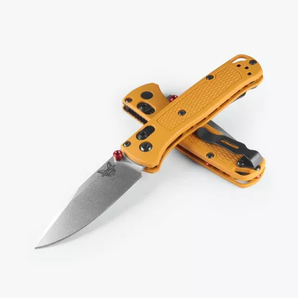 Benchmade Mini Bugout - AXIS Lock - Daybreak Yellow Grivory - 533-08 - CLOSEOUT