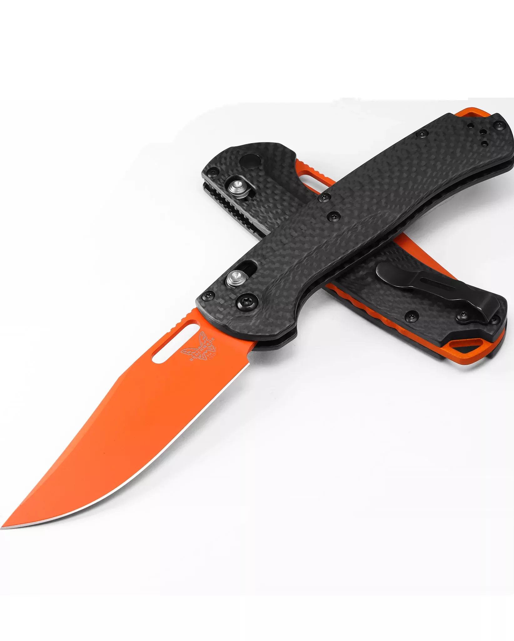 Benchmade Taggedout - HUNT Series - CPM-MagnaCut - Carbon Fiber - 15535OR-01