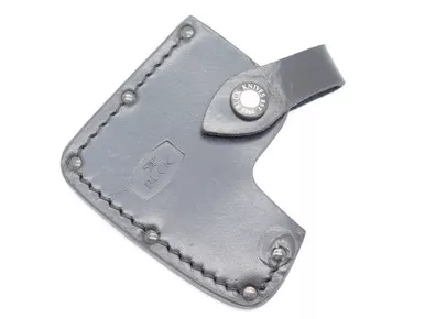 *Blem* BUCK 106 AXE HATCHET CAMPING BLACK LEATHER FIXED BLADE KNIFE SHEATH
