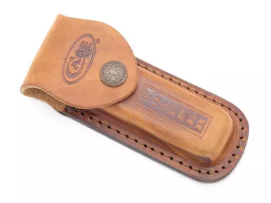 *blem* Case XX 4 1/4" Trapper Stockman Leather Folding Pocket Knife Sheath