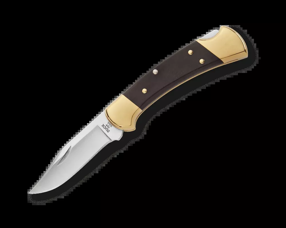 Buck 112 Ranger - Ebony Wood Handles - 420HC Blade - 2632