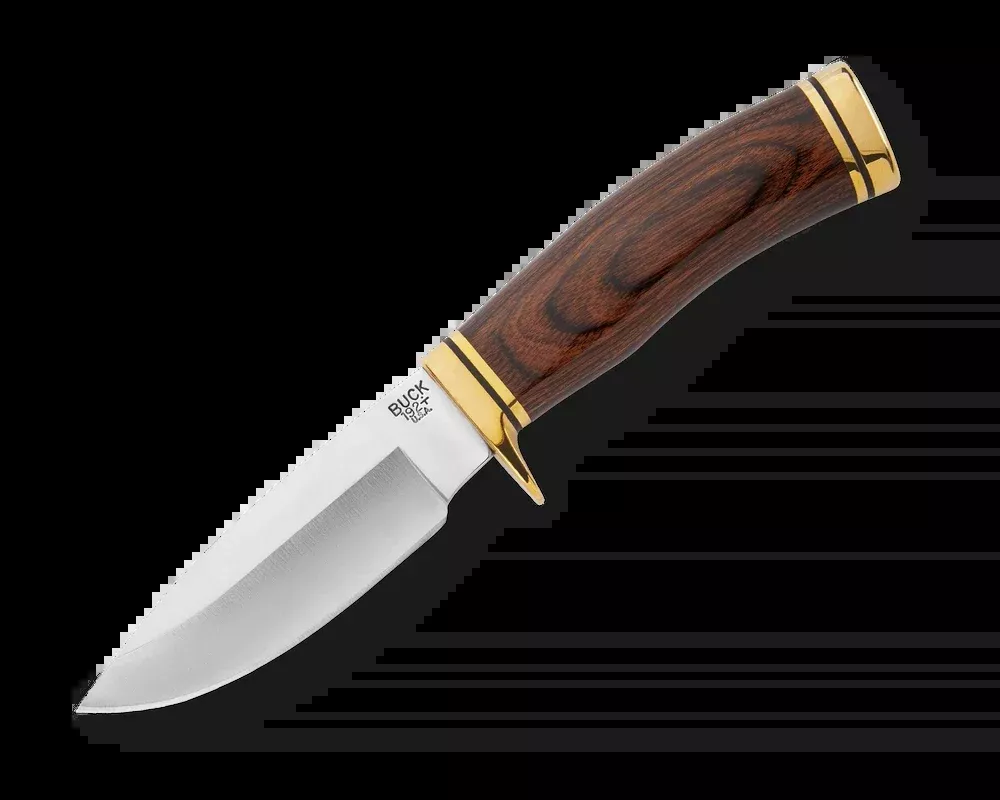 Buck 192 Vanguard - Wood DymaLux Handle - 420HC - 2584
