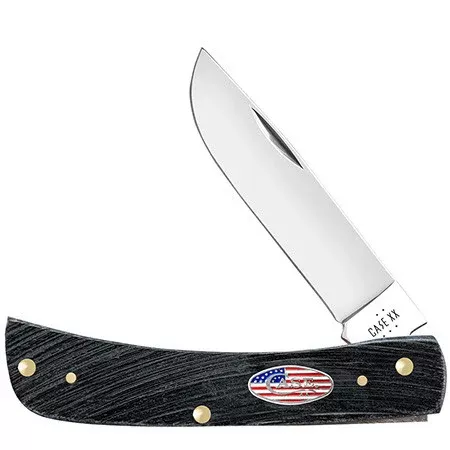 Case Sod Buster Jr - Sawcut Jig Gray Bone - Stars & Stripes - Tru-Sharp Steel - 53062