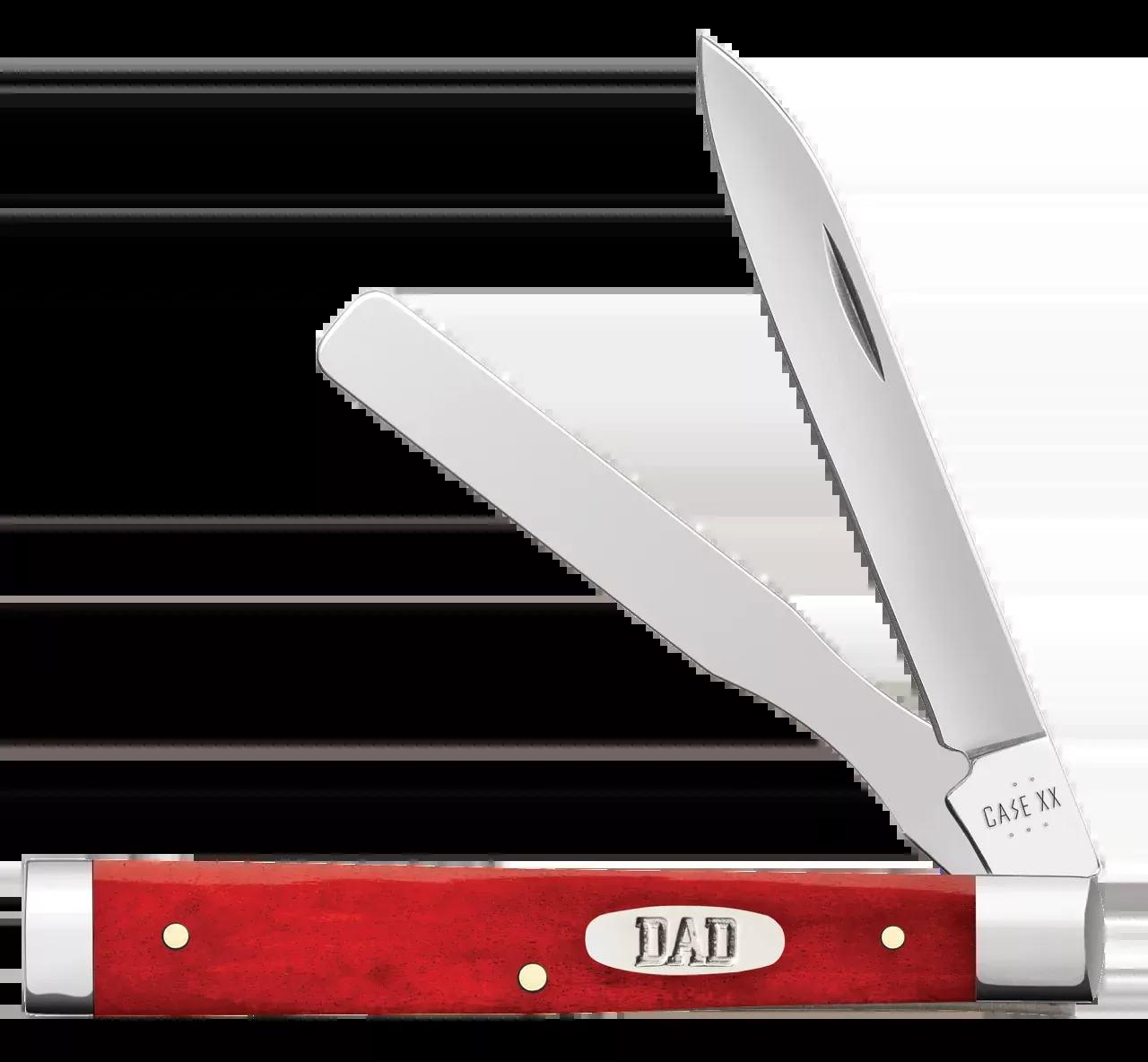 Case XX™ Baby Doc - DAD Dark Red Bone - Tru-Sharp Steel - 10638