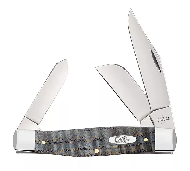 Case XX Large Stockman - Blue Smooth Curly Oak - Tru-Sharp Steel - 47493
