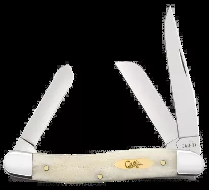 Case XX™ Medium Stockman - Smooth Natural Bone - Tru-Sharp Stainless Steel - 11021