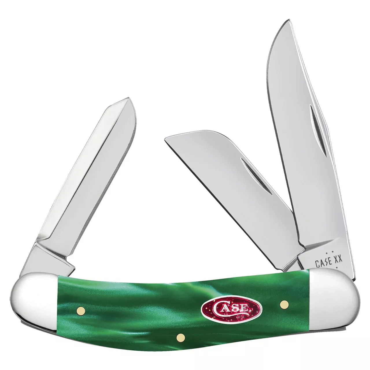 Case XX Sowbelly - Green Pearl Kirinite - CASE-24411