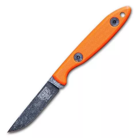 ESEE Camp Lore CR2.5 - Black Oxide/Orange G-10 - 1095 Blade - ESEECR25OR