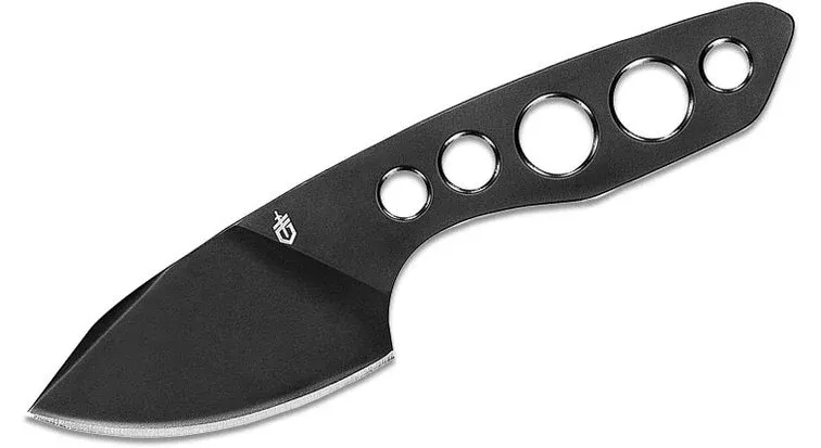 Gerber Dibs - Leather Sheath - Black Clip Point - 30-001903