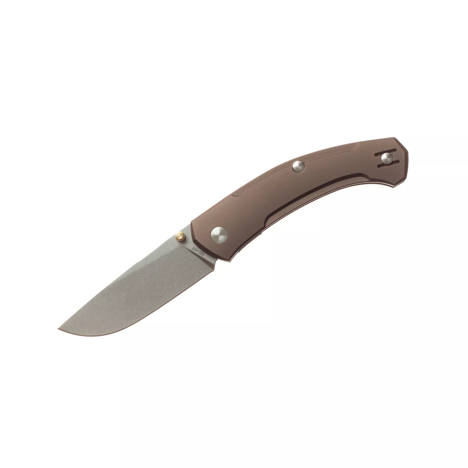 GiantMouse ACE Iona V2 - Bronze Anodized Aluminum - Liner Lock - CPM-MagnaCut