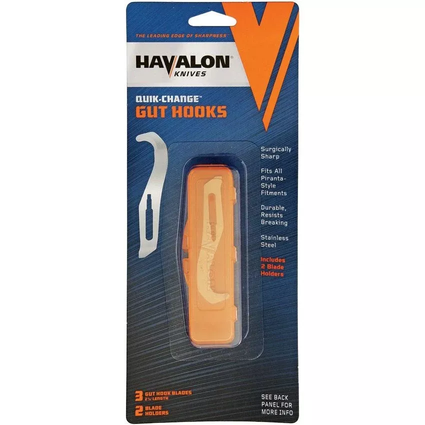 Havalon Gut Hook 3pk w/ Blade Holder