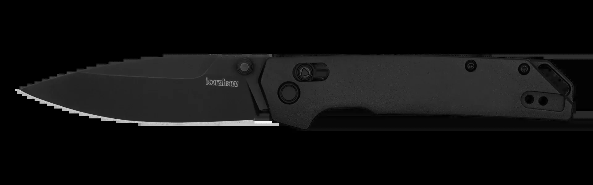 Kershaw Iridium Black - DuraLock - KVT Ball Bearings - D2 Steel - 2038BLK