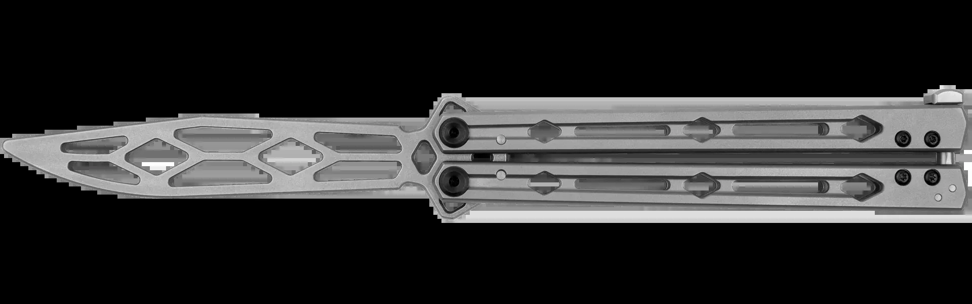 Kershaw Lucha Trainer - Balisong - Stainless Steel Handle - 14C28N Blade - 5150TR