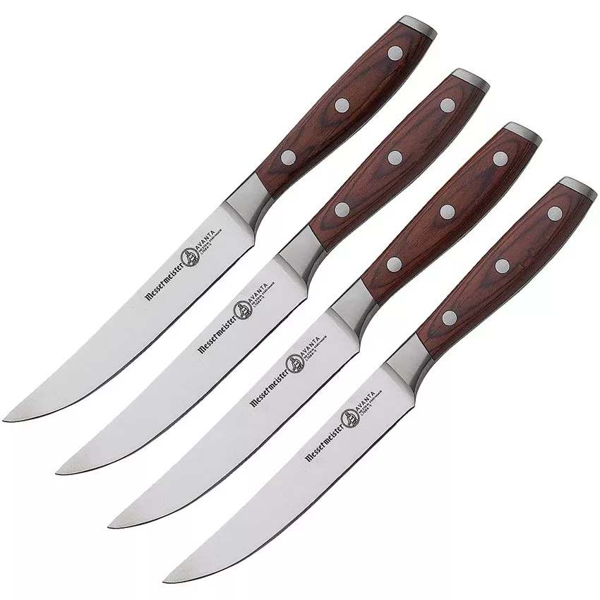 Messermeister Avanta Pakkawood 4pc Steak Knife Set