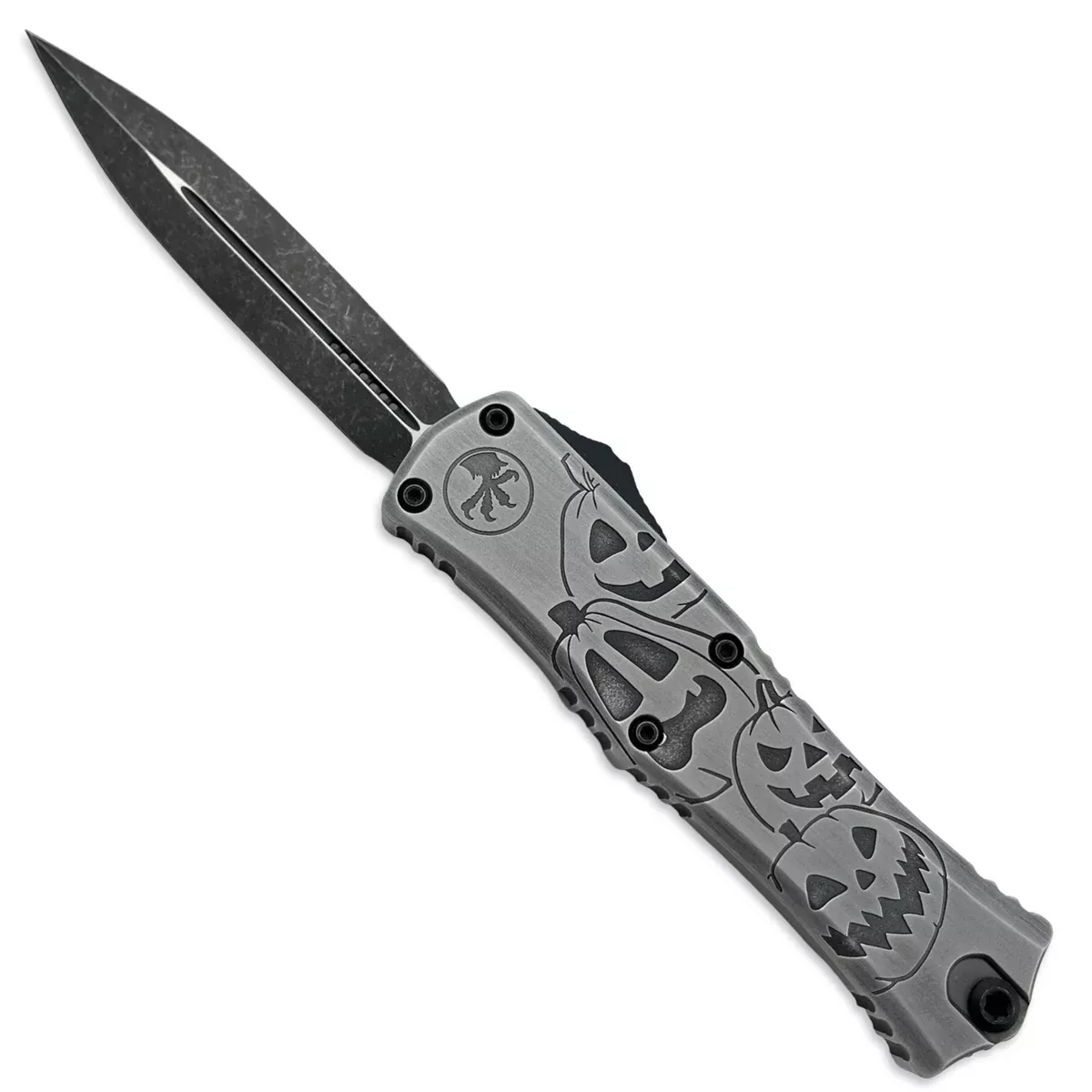 Microtech 1702M-1BMHWJLS - Hera II Mini D/E Signature Series Brushed Metal Jack-O-Lantern Standard (Copy)