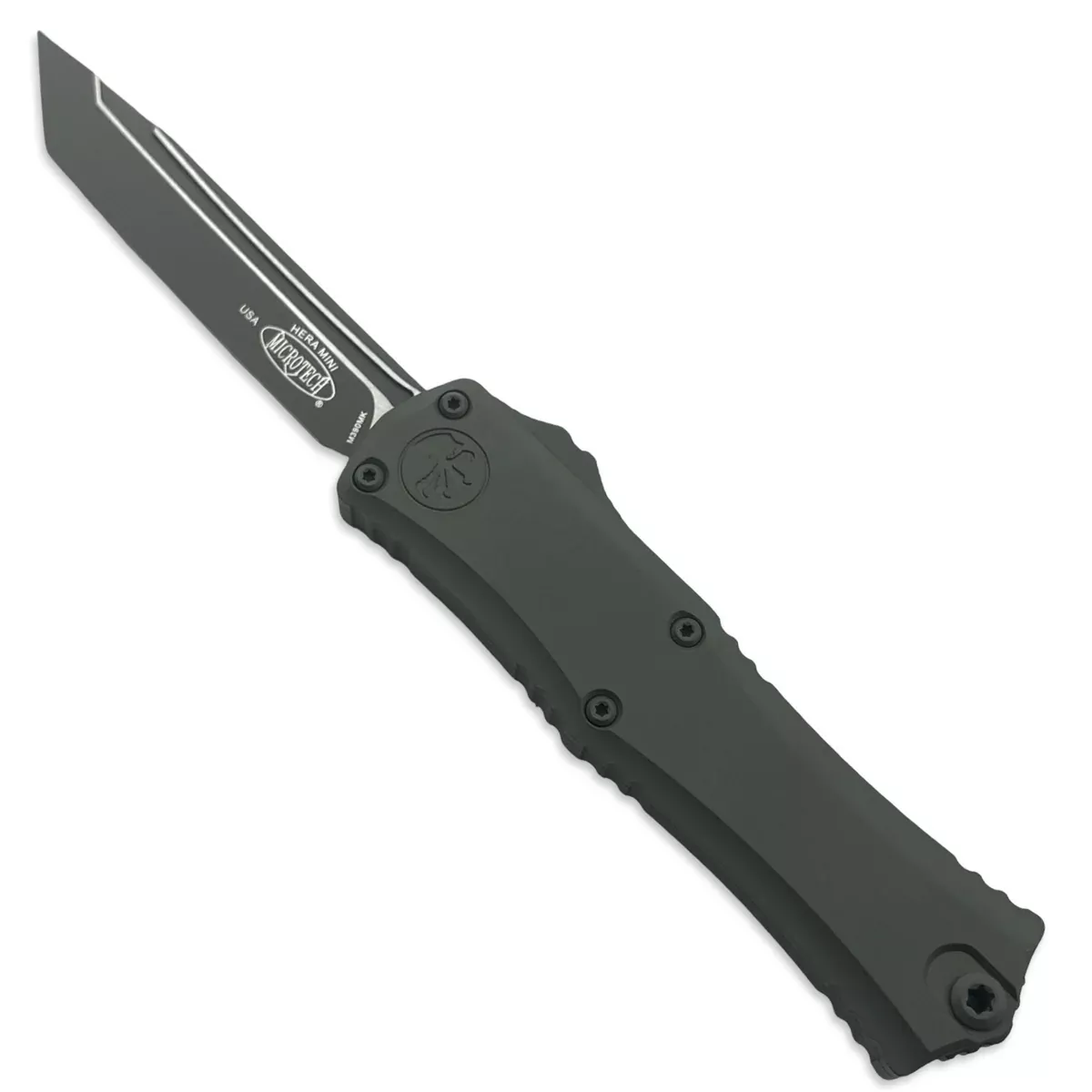Microtech 1704M-1CMG - Hera II Mini T/E Cerakote Moss Green Standard