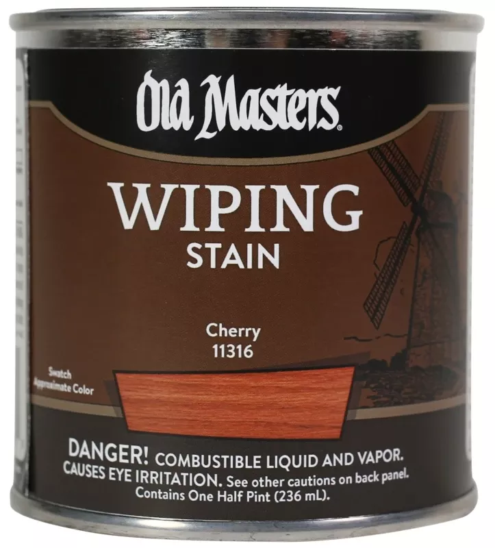 Oil-based Cherry Wiping Stain, 0.5 Pint