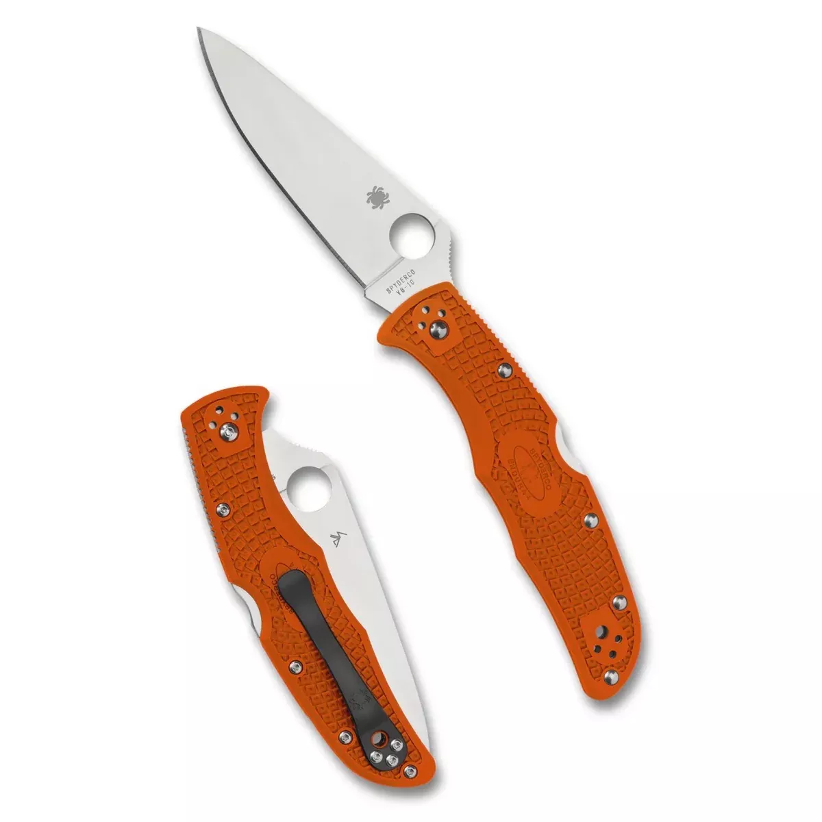 Spyderco C10FPOR - Endura 4 Lightweight Orange Plainedge