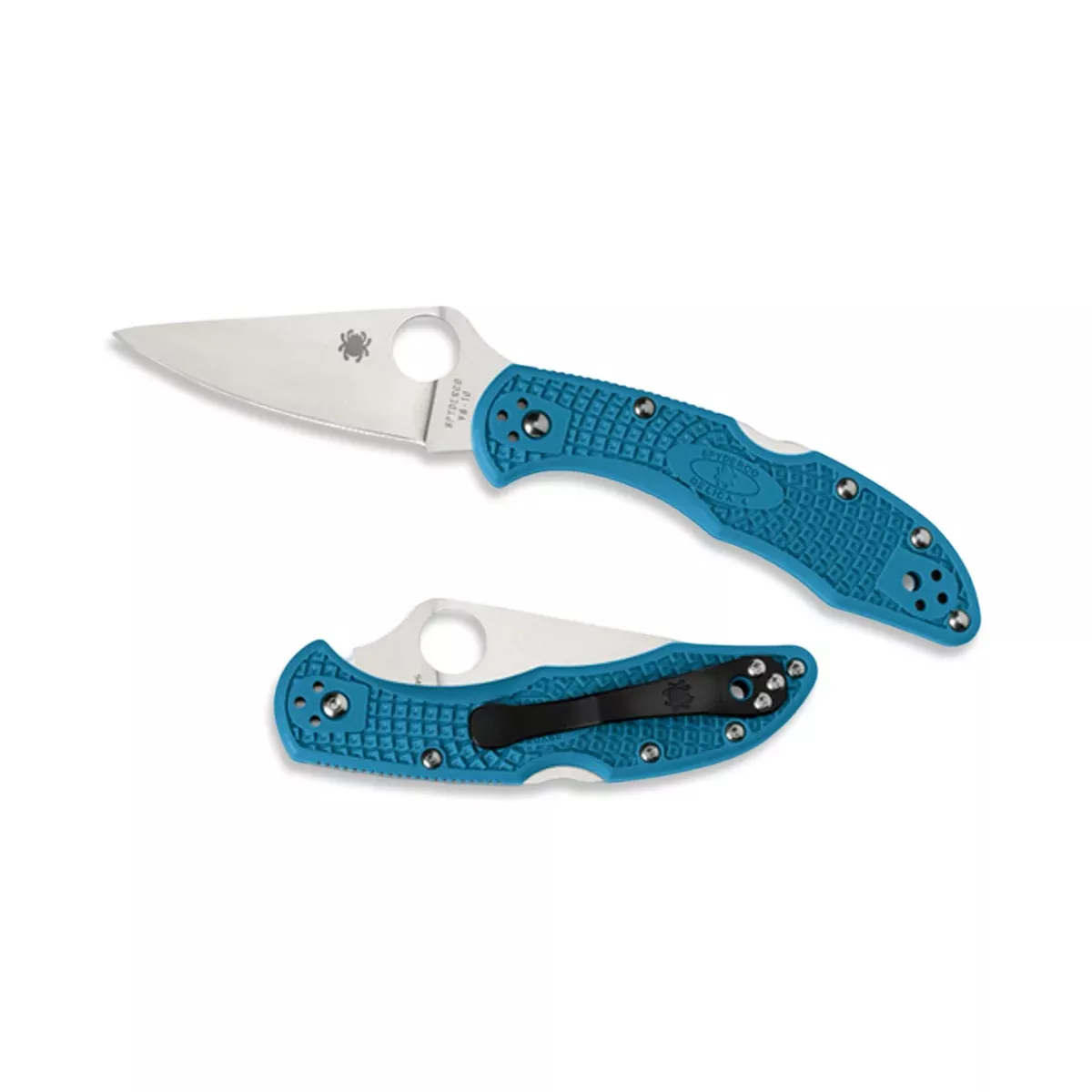 Spyderco C11FPBL - Delica 4 Flat Ground Blue