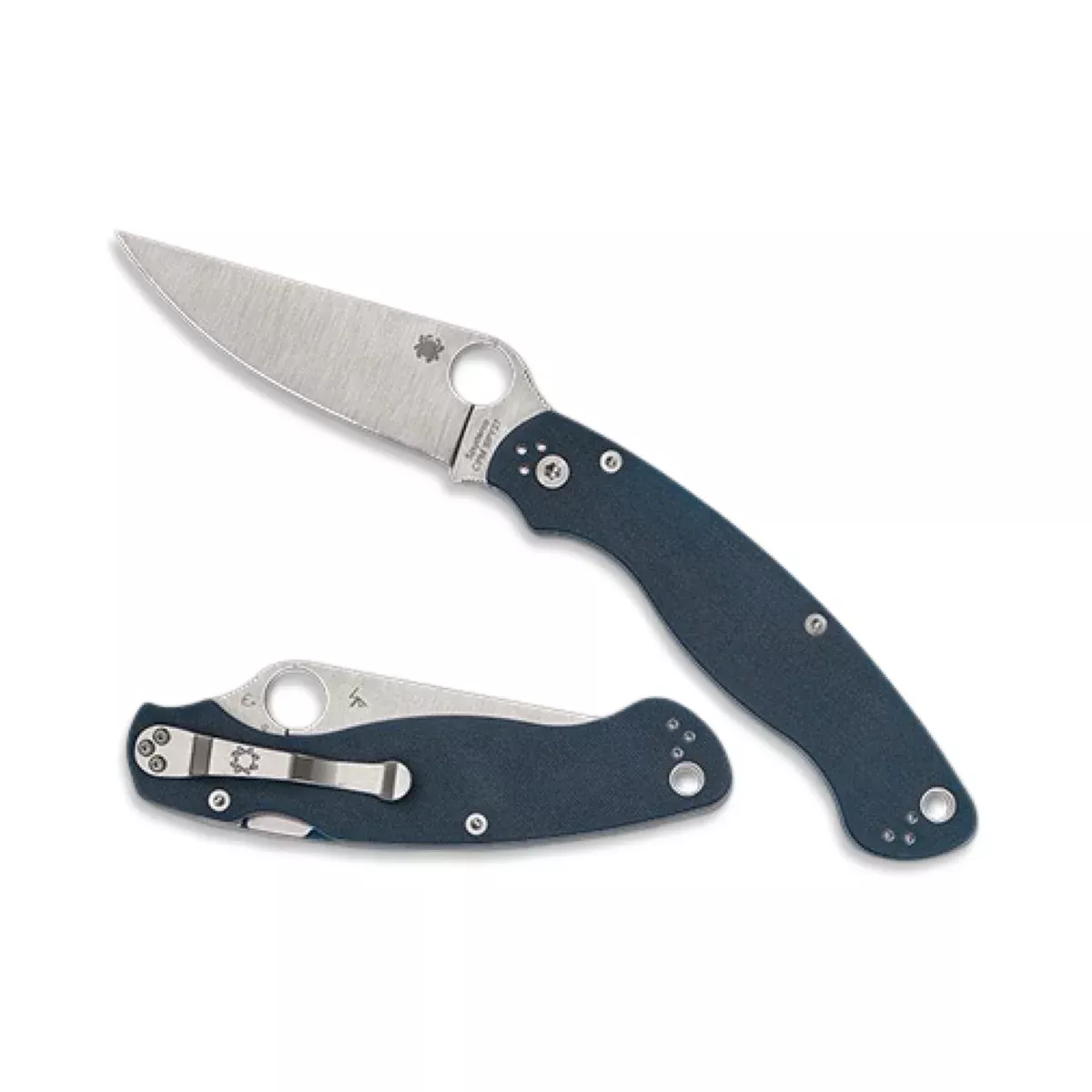 Spyderco C36GPCBL2 - Military 2 Cobalt Blue G10 SPY27 Plainedge