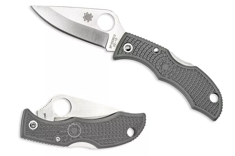 Spyderco Ladybug 3 - Foliage Green FRN Handles - Satin VG10 Clip Point Blade - LFGP3