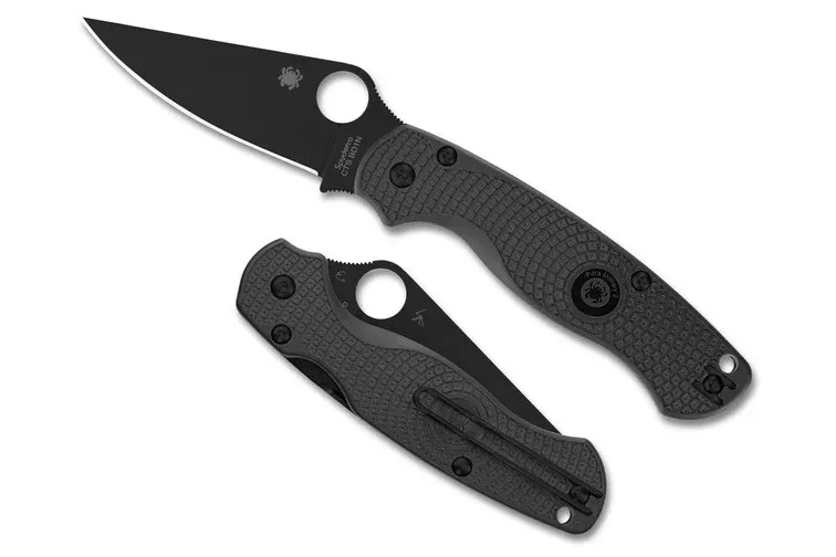 Spyderco Paramilitary 2 Lightweight - Black FRN Handle - Black BD1N Blade - C81PBBK2