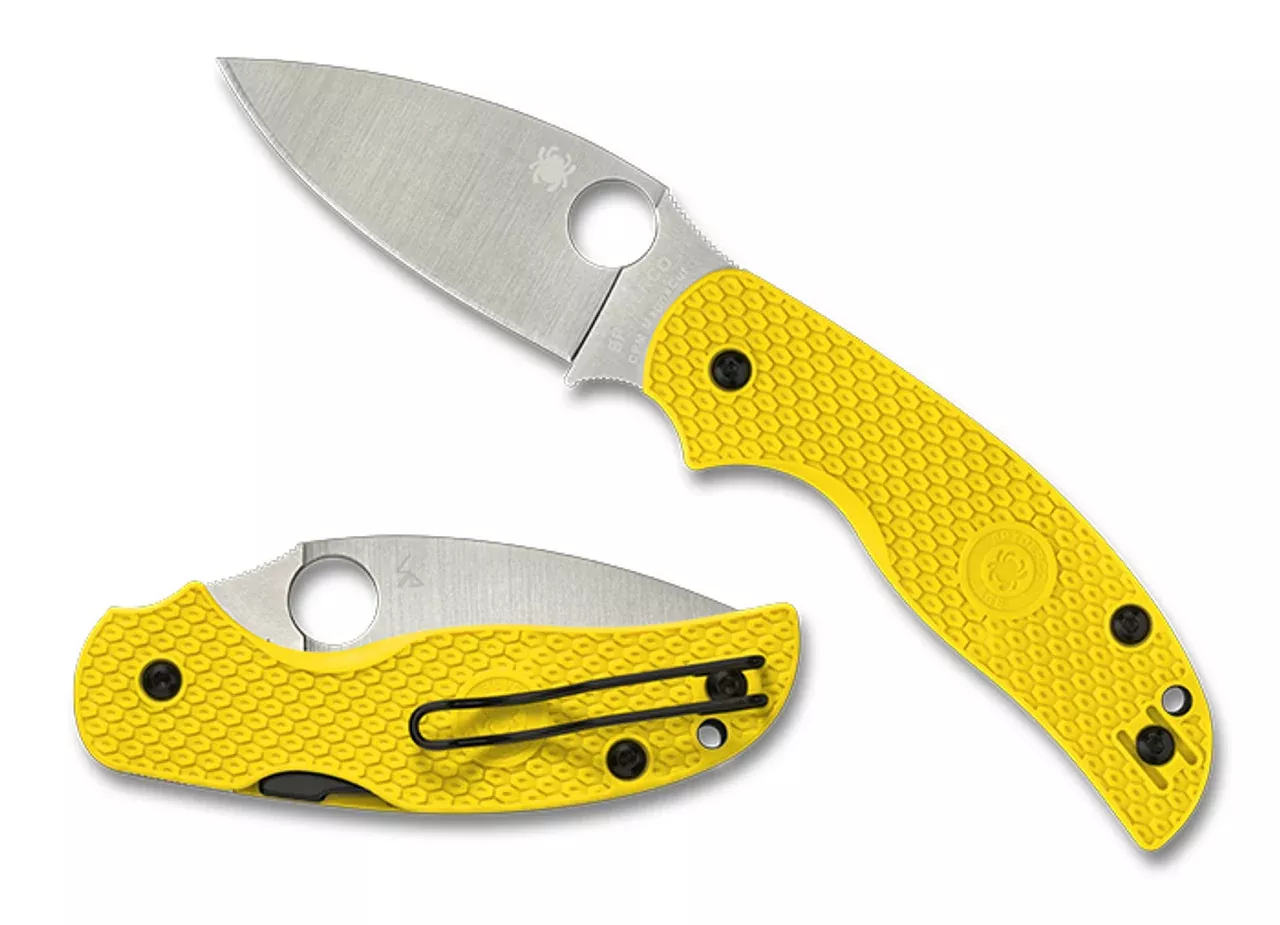 Spyderco Sage 5 Salt- Yellow FRN - CPM-Magnacut - C123PYL