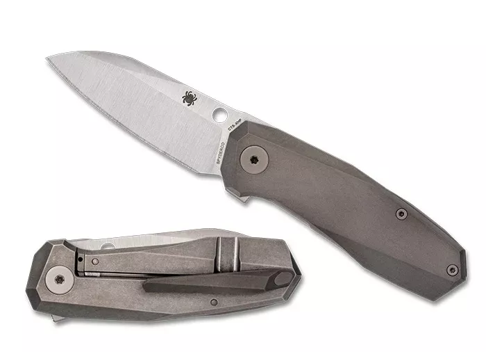 Spyderco Techno 3 - Titanium Handle - CTS-XHP Blade - C158TIP3