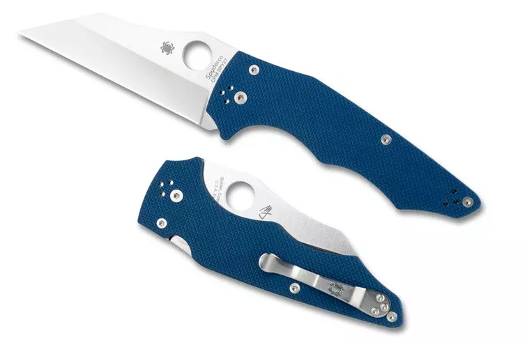 Spyderco YoJumbo - Cobalt Blue G-10 - SPY27 Blade - C253GPCBL