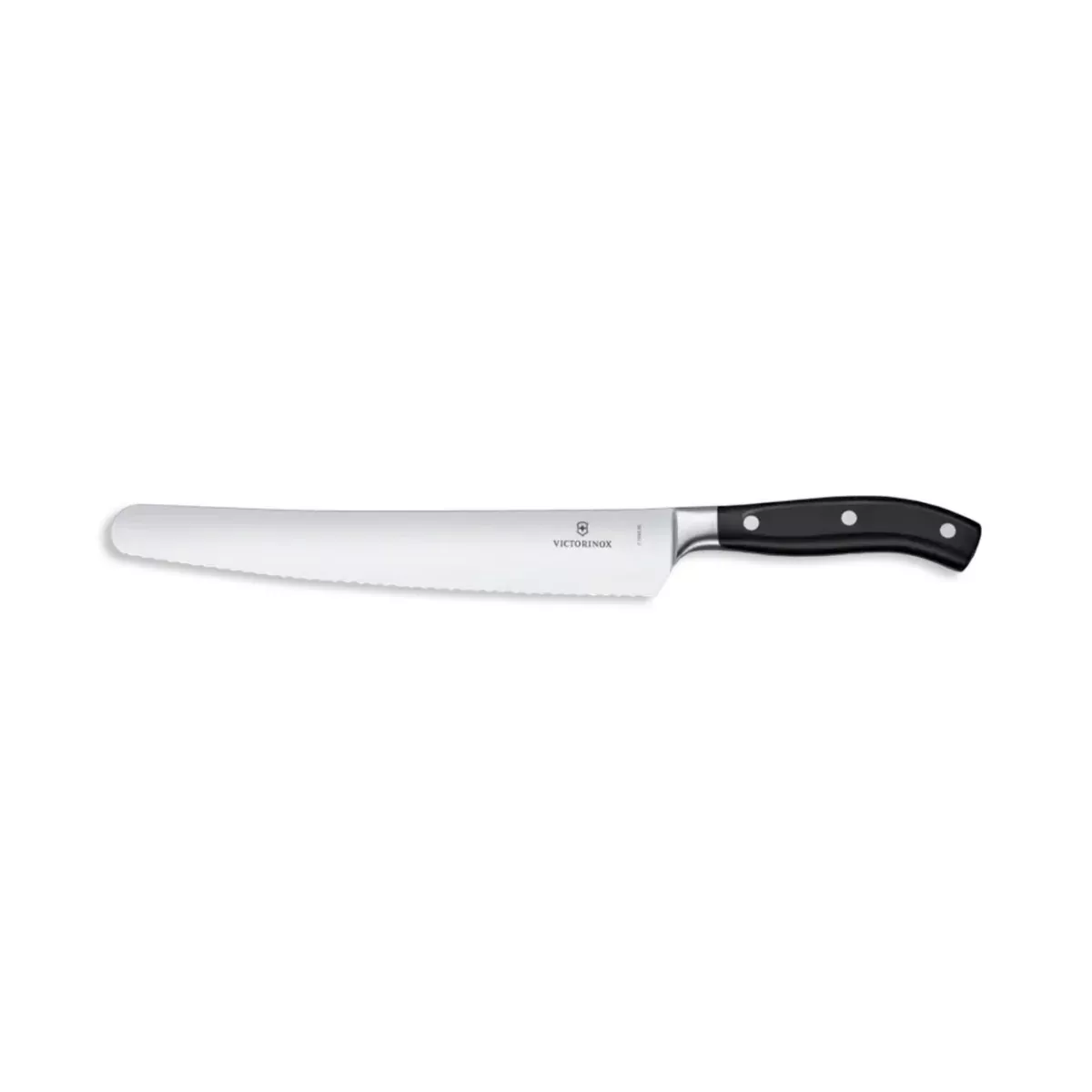 Victorinox Grand Maitre Black 10.25" Curved Bread & Pastry Knife