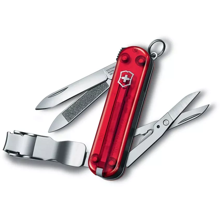 Victorinox Swiss Army Nail Clip 580 Translucent Red