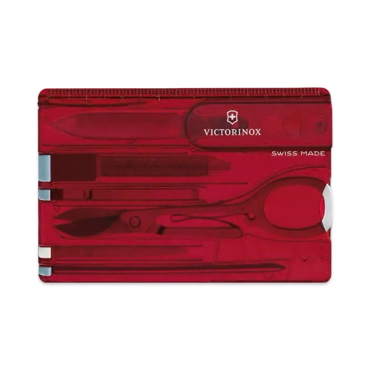 Victorinox Swiss Army Swisscard Transparent Ruby