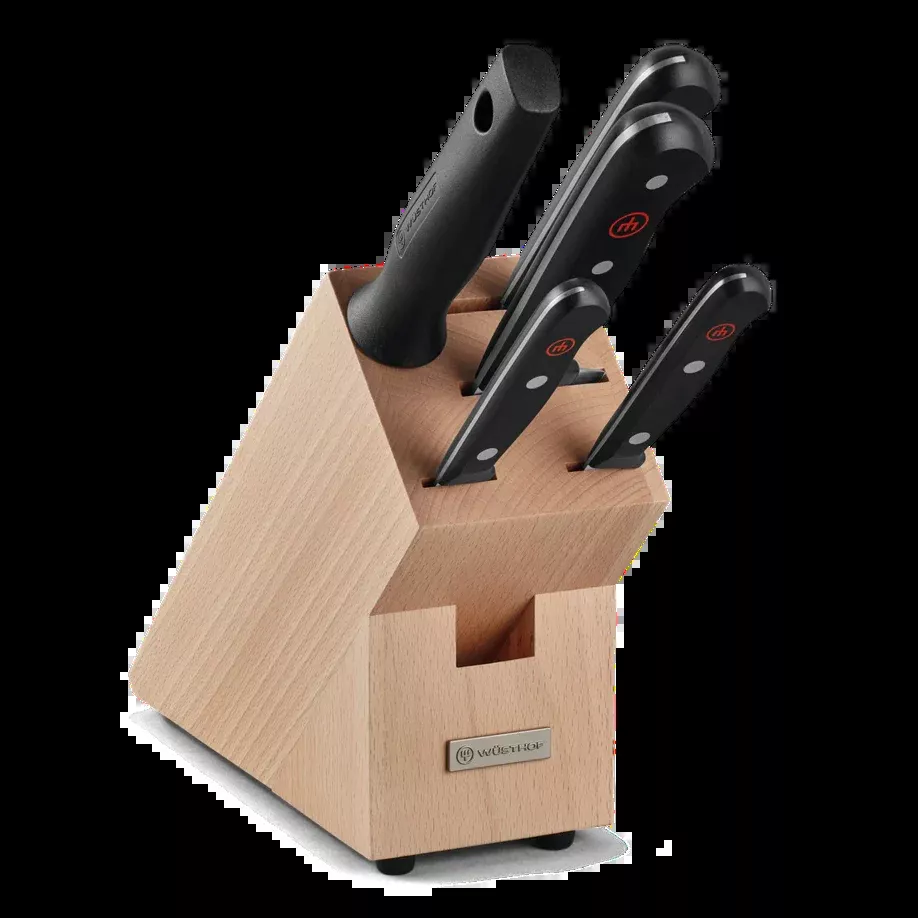 Wusthof Gourmet 6pc Block Set - Beechwood