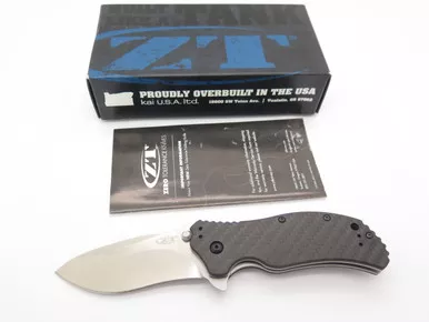 ZT Zero Tolerance 0350 0350CFM390 Assisted Carbon Fiber Folding Pocket Knife