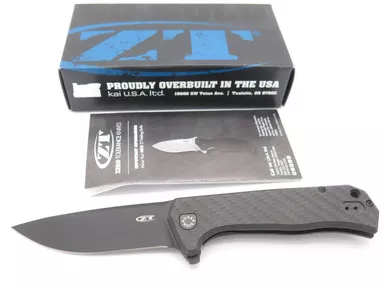 ZT Zero Tolerance 0804CF Rexford Carbon Fiber CTS 204P Fremelock Folding Knife